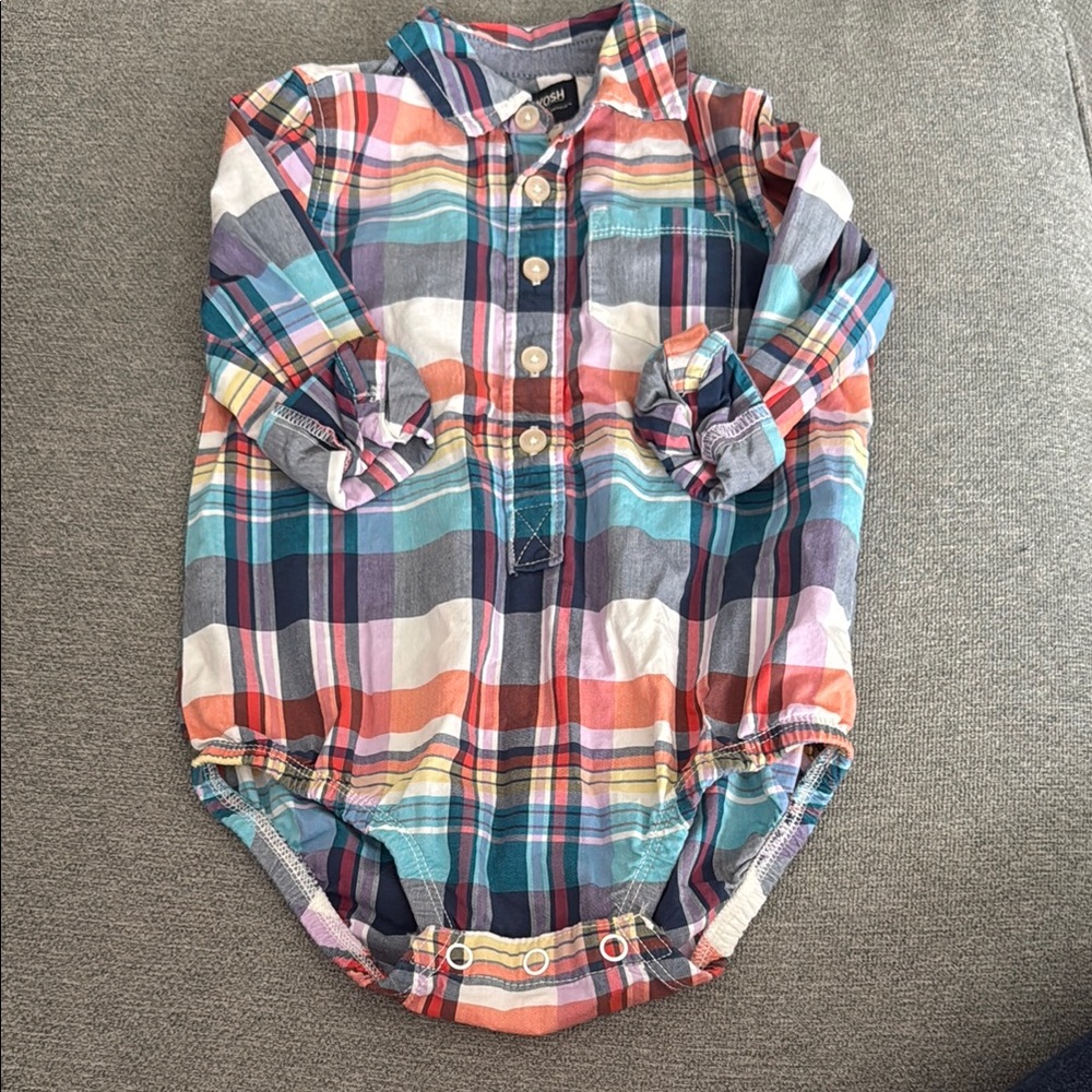 OshKosh B'gosh Colorful Plaid Shirt